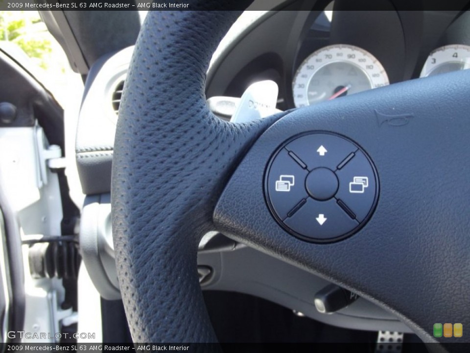AMG Black Interior Controls for the 2009 Mercedes-Benz SL 63 AMG Roadster #67171139