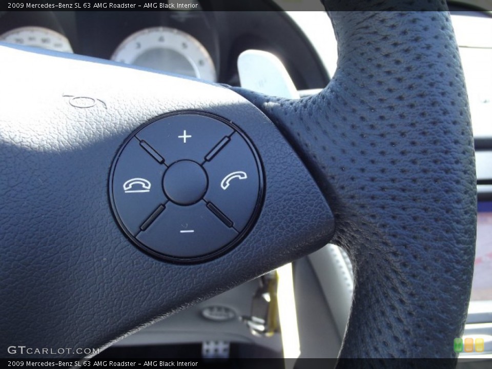 AMG Black Interior Controls for the 2009 Mercedes-Benz SL 63 AMG Roadster #67171157