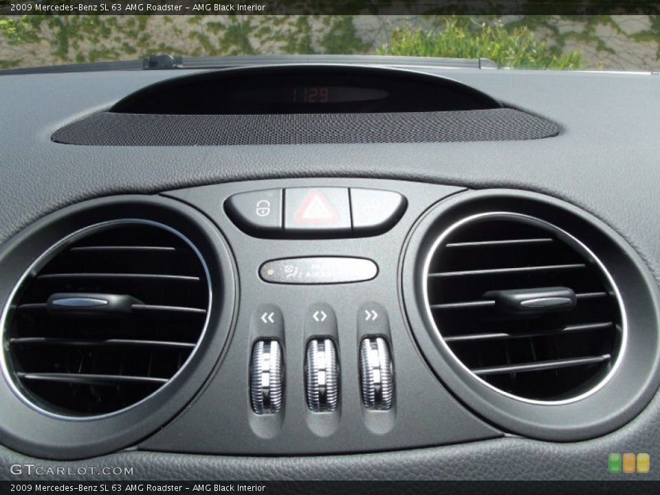 AMG Black Interior Controls for the 2009 Mercedes-Benz SL 63 AMG Roadster #67171196