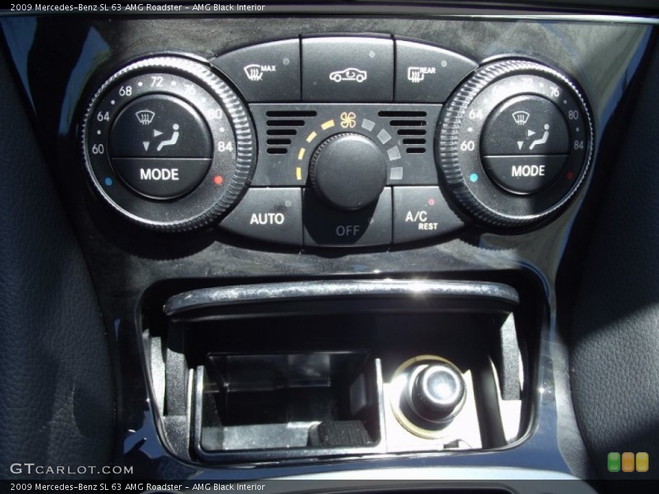 AMG Black Interior Controls for the 2009 Mercedes-Benz SL 63 AMG Roadster #67171214