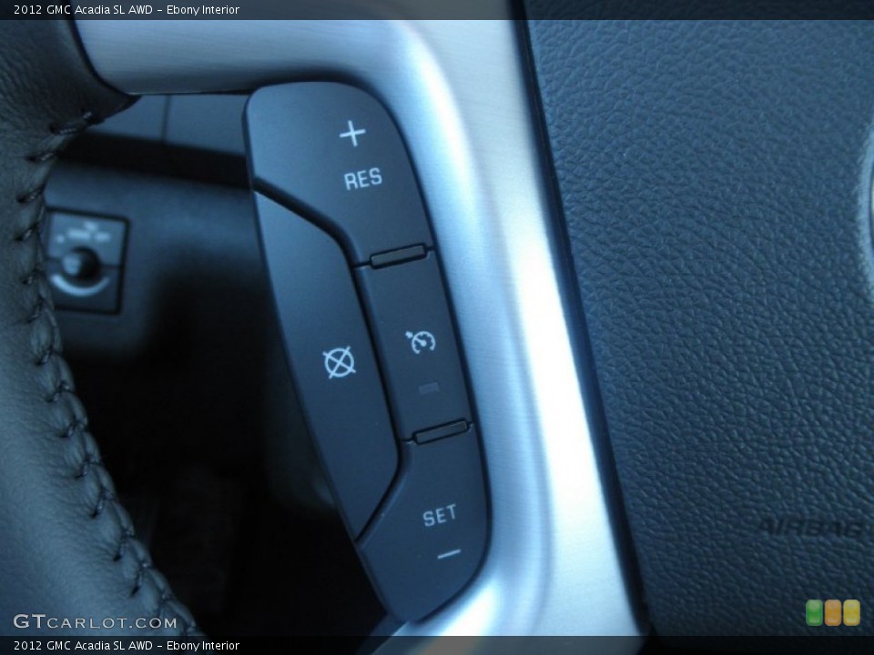 Ebony Interior Controls for the 2012 GMC Acadia SL AWD #67172804