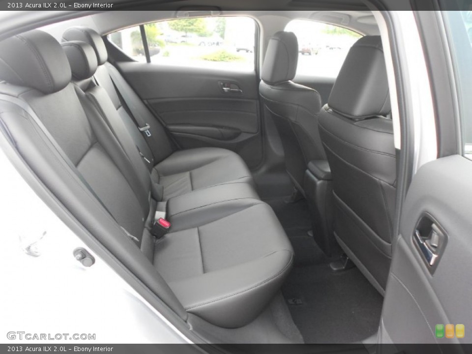 Ebony Interior Rear Seat for the 2013 Acura ILX 2.0L #67174988