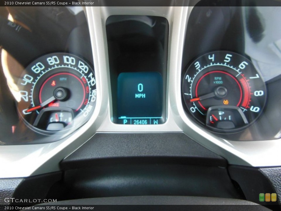 Black Interior Gauges for the 2010 Chevrolet Camaro SS/RS Coupe #67175297
