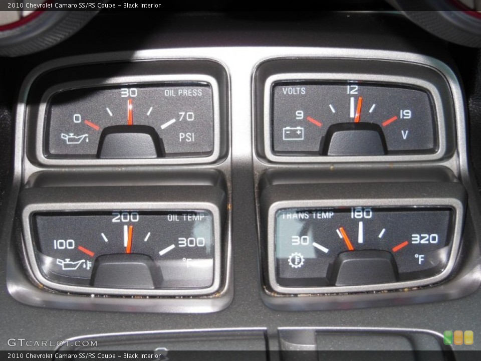 Black Interior Gauges for the 2010 Chevrolet Camaro SS/RS Coupe #67175330