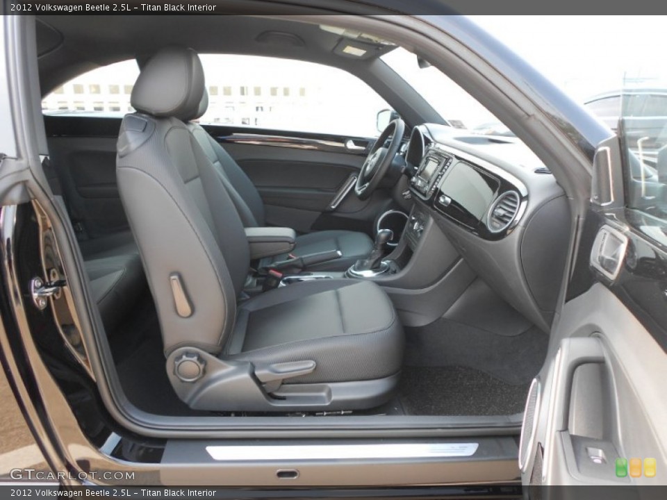 Titan Black Interior Front Seat for the 2012 Volkswagen Beetle 2.5L #67176218