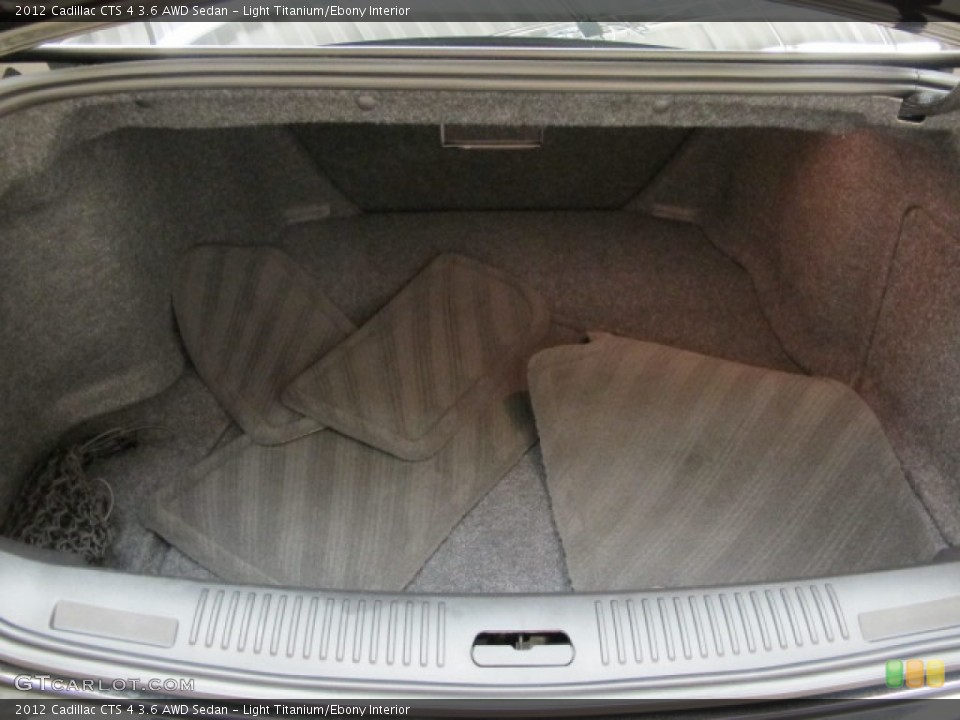 Light Titanium/Ebony Interior Trunk for the 2012 Cadillac CTS 4 3.6 AWD Sedan #67176476