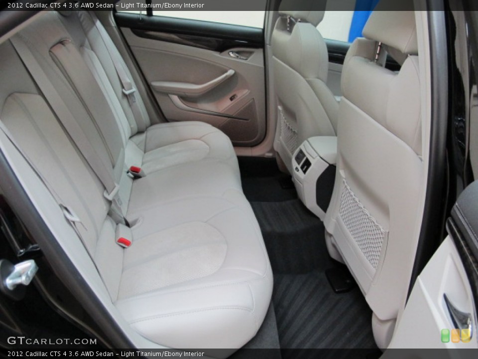 Light Titanium/Ebony Interior Rear Seat for the 2012 Cadillac CTS 4 3.6 AWD Sedan #67176536