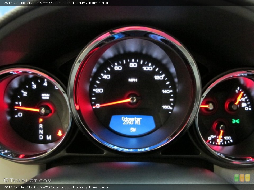 Light Titanium/Ebony Interior Gauges for the 2012 Cadillac CTS 4 3.6 AWD Sedan #67176578