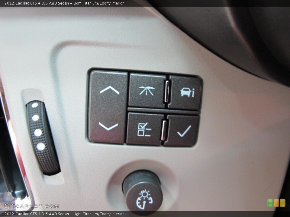 Light Titanium/Ebony Interior Controls for the 2012 Cadillac CTS 4 3.6 AWD Sedan #67176683