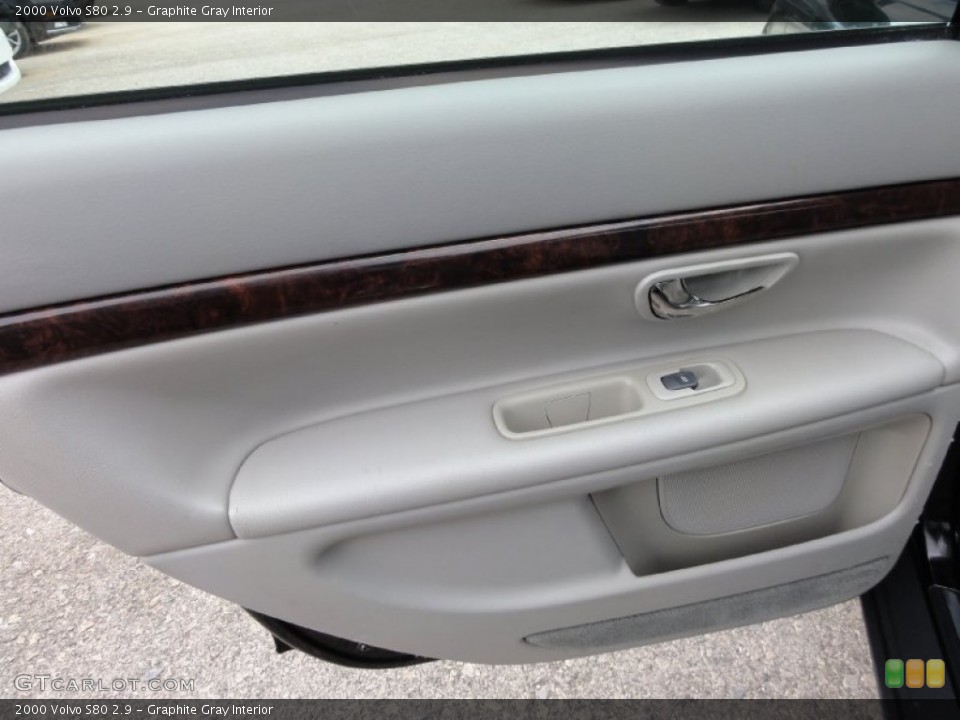 Graphite Gray Interior Door Panel for the 2000 Volvo S80 2.9 #67178609