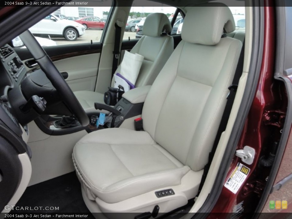 Parchment Interior Front Seat for the 2004 Saab 9-3 Arc Sedan #67179383