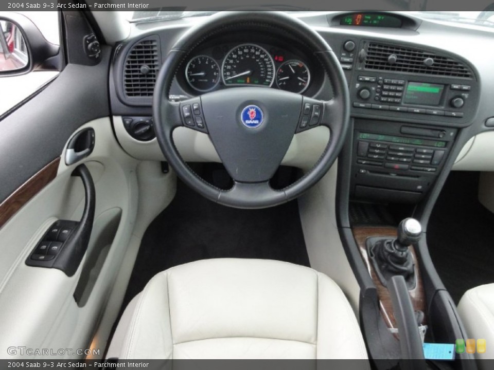 Parchment Interior Dashboard for the 2004 Saab 9-3 Arc Sedan #67179509