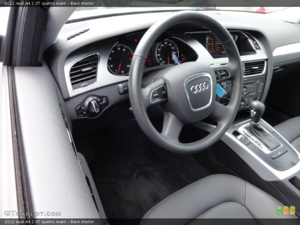 Black Interior Steering Wheel for the 2012 Audi A4 2.0T quattro Avant #67179795