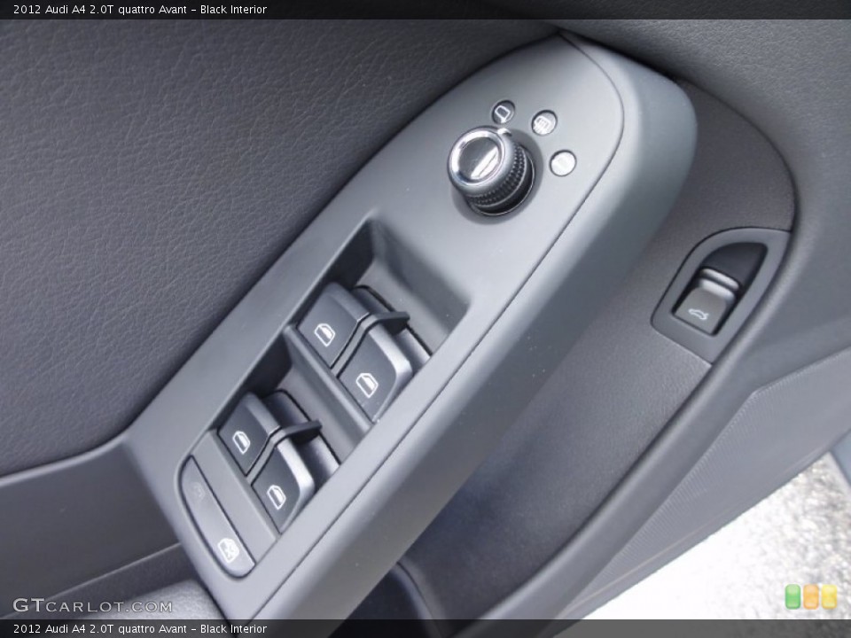 Black Interior Controls for the 2012 Audi A4 2.0T quattro Avant #67179821