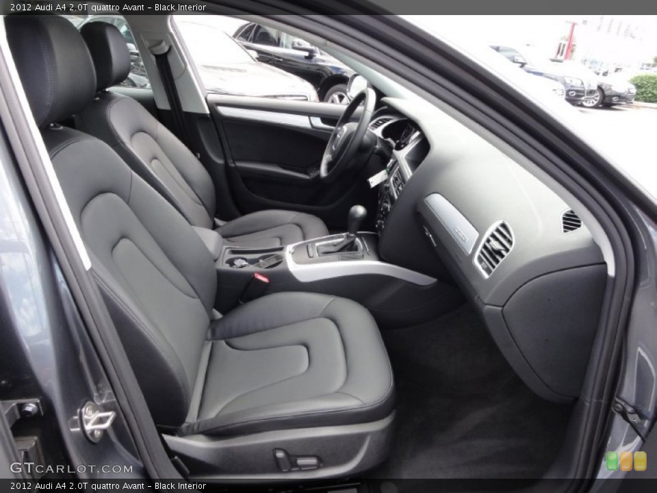 Black Interior Front Seat for the 2012 Audi A4 2.0T quattro Avant #67179866