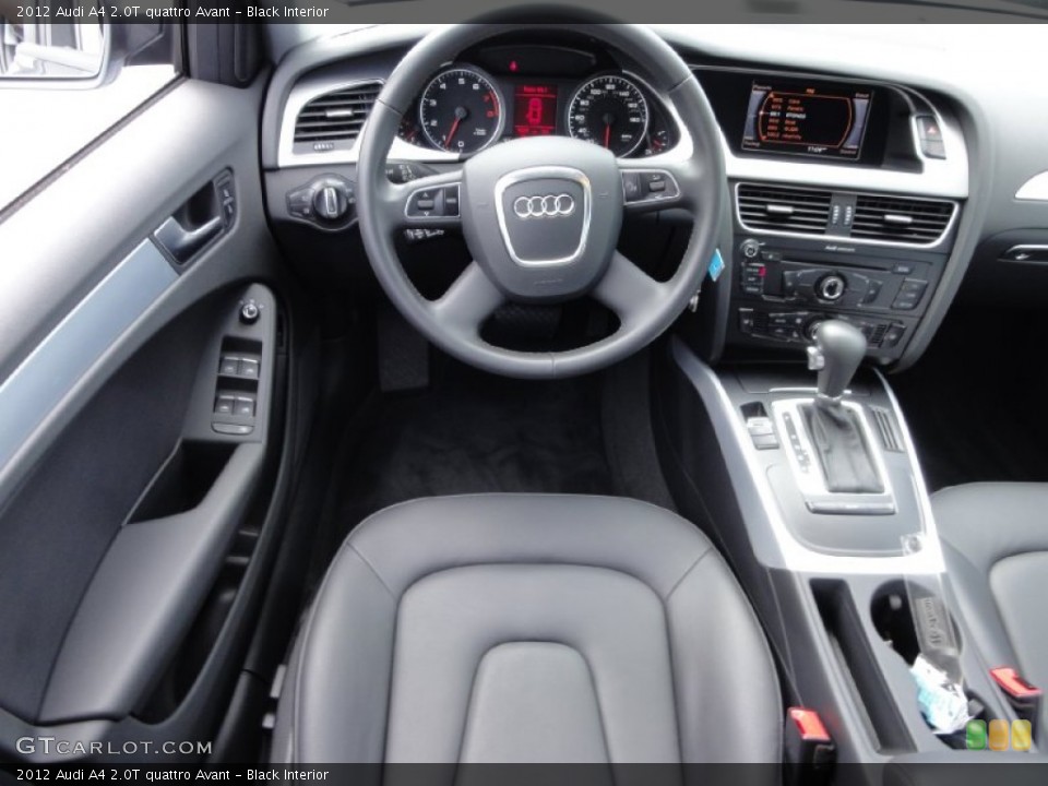 Black Interior Dashboard for the 2012 Audi A4 2.0T quattro Avant #67179920
