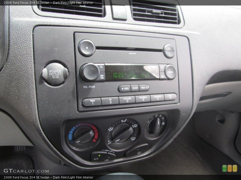 Dark Flint/Light Flint Interior Audio System for the 2006 Ford Focus ZX4 SE Sedan #67181207