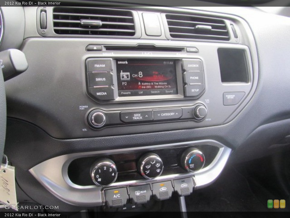 Black Interior Audio System for the 2012 Kia Rio EX #67181849