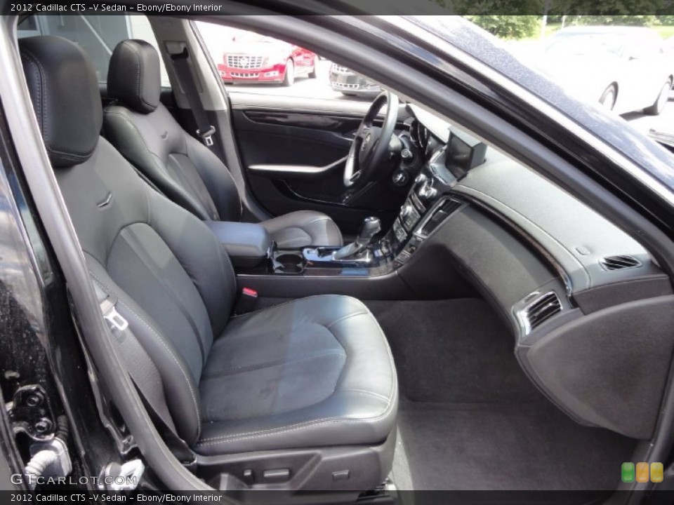 Ebony/Ebony Interior Photo for the 2012 Cadillac CTS -V Sedan #67183697