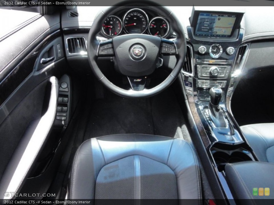 Ebony/Ebony Interior Dashboard for the 2012 Cadillac CTS -V Sedan #67183760