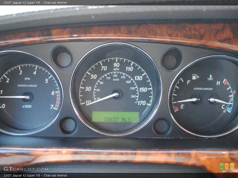 Charcoal Interior Gauges for the 2007 Jaguar XJ Super V8 #67187174