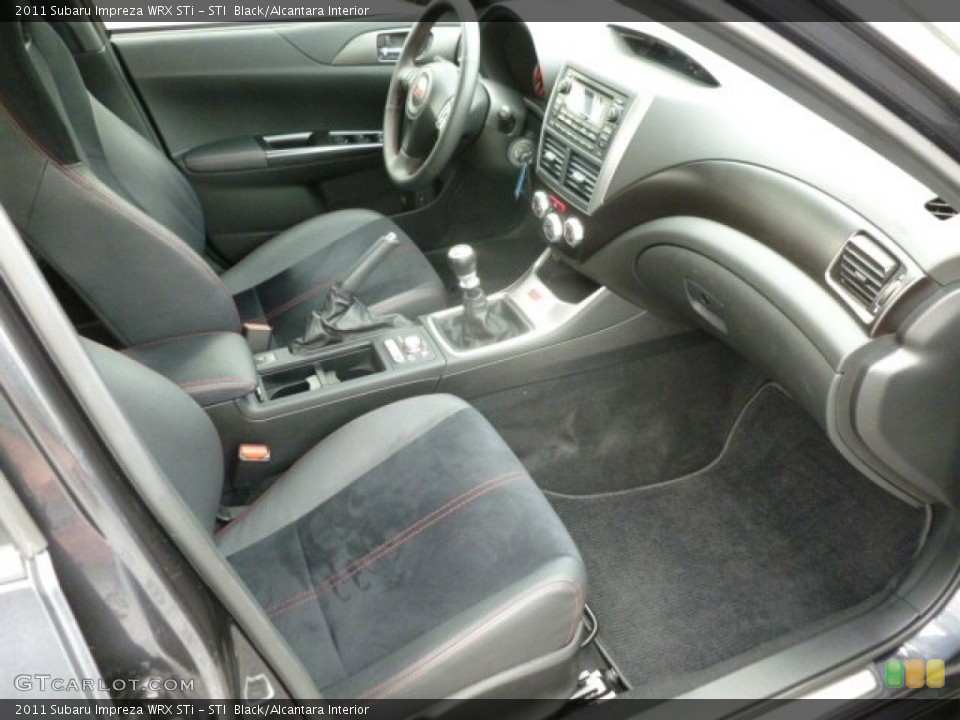 STI  Black/Alcantara Interior Photo for the 2011 Subaru Impreza WRX STi #67187537
