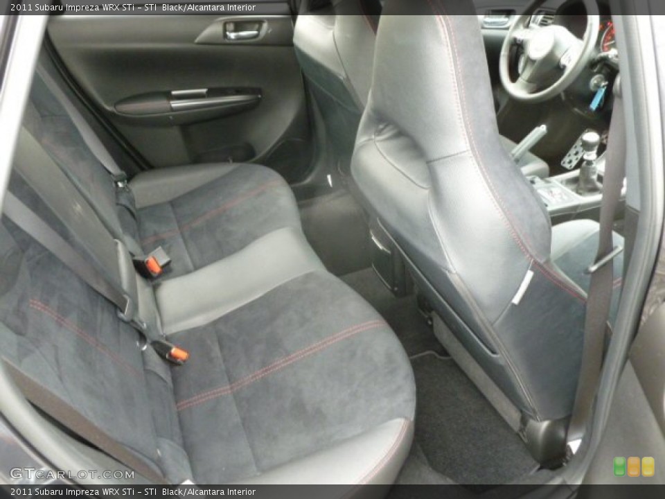 STI  Black/Alcantara Interior Rear Seat for the 2011 Subaru Impreza WRX STi #67187546