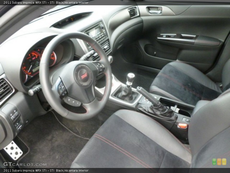 STI  Black/Alcantara Interior Photo for the 2011 Subaru Impreza WRX STi #67187558