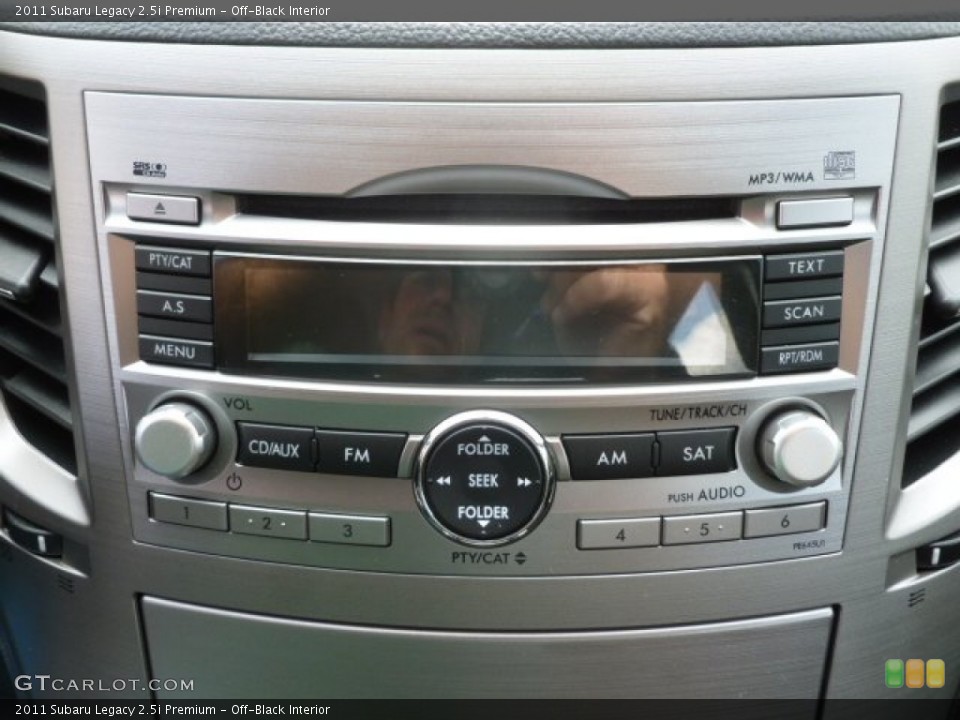 Off-Black Interior Audio System for the 2011 Subaru Legacy 2.5i Premium #67187987