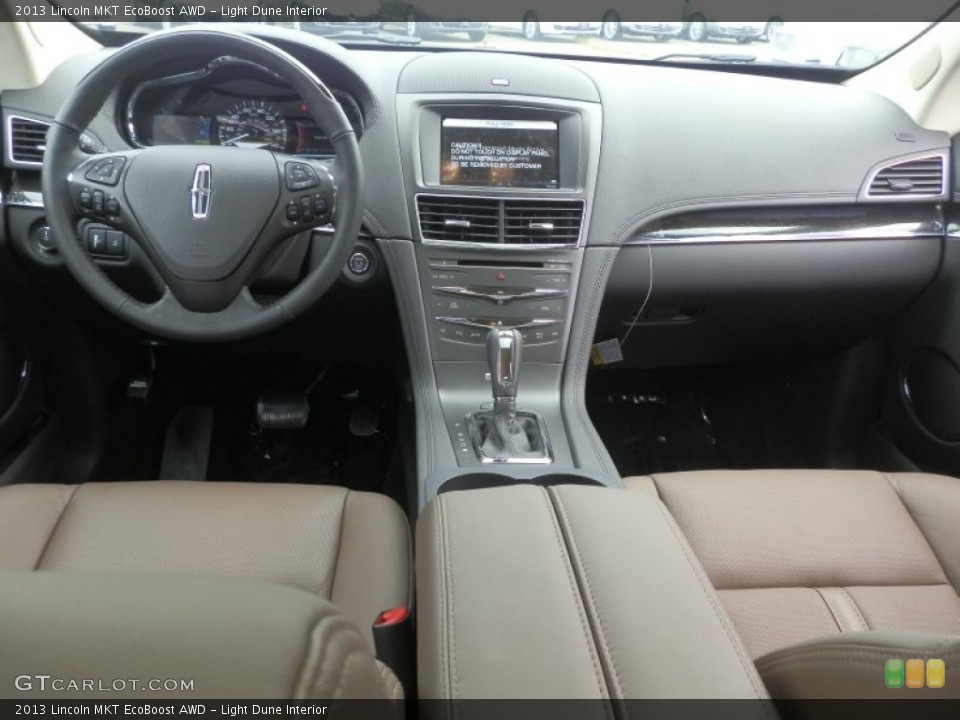 Light Dune Interior Dashboard for the 2013 Lincoln MKT EcoBoost AWD #67188362
