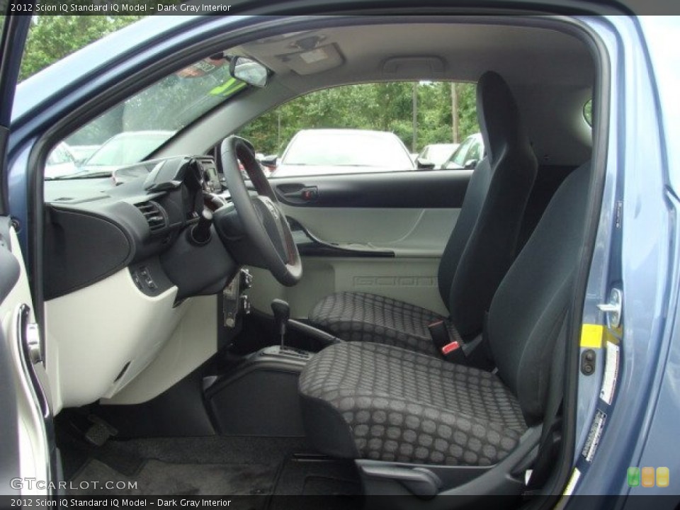 Dark Gray Interior Photo for the 2012 Scion iQ  #67191200