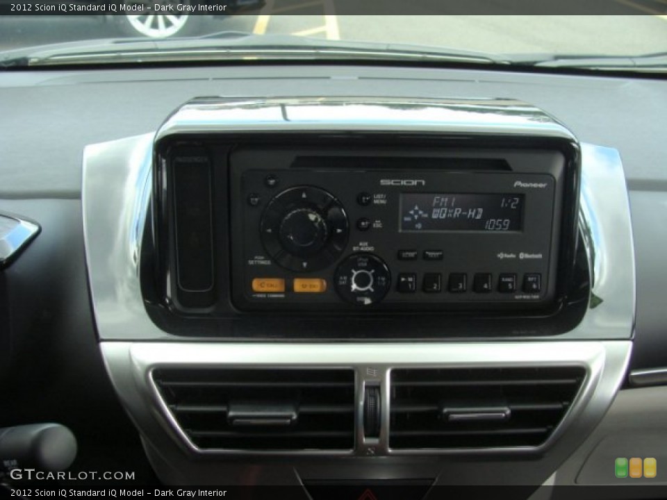 Dark Gray Interior Audio System for the 2012 Scion iQ  #67191233