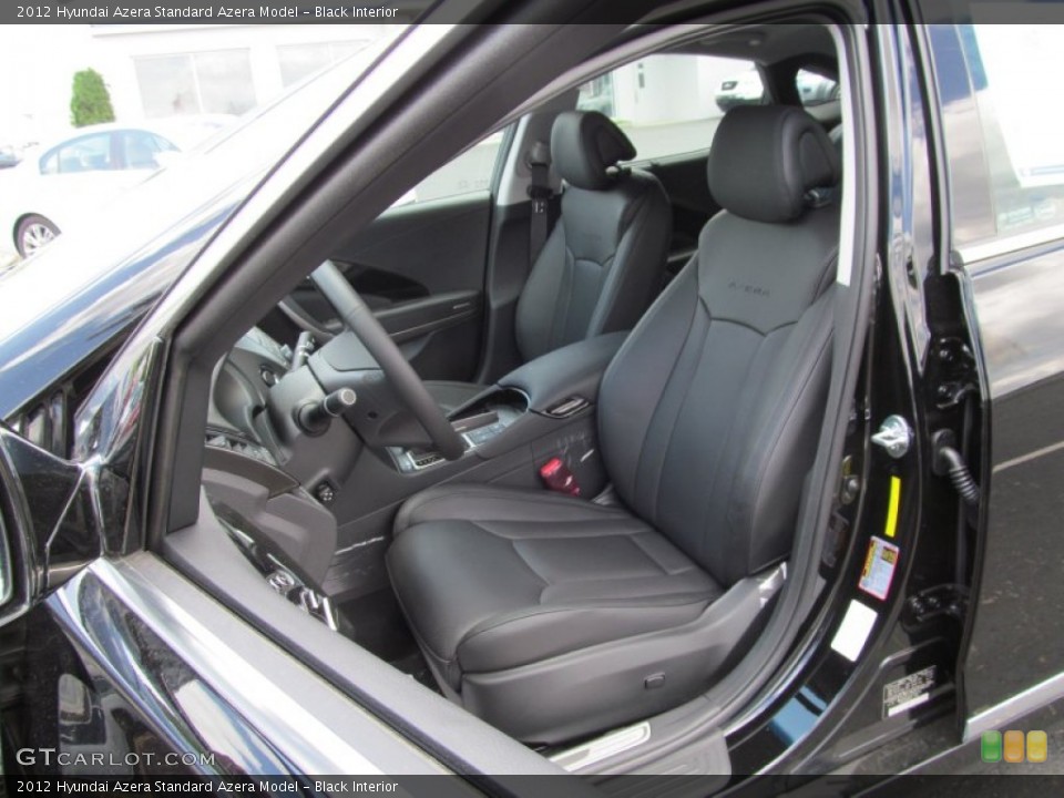 Black Interior Photo for the 2012 Hyundai Azera  #67191761