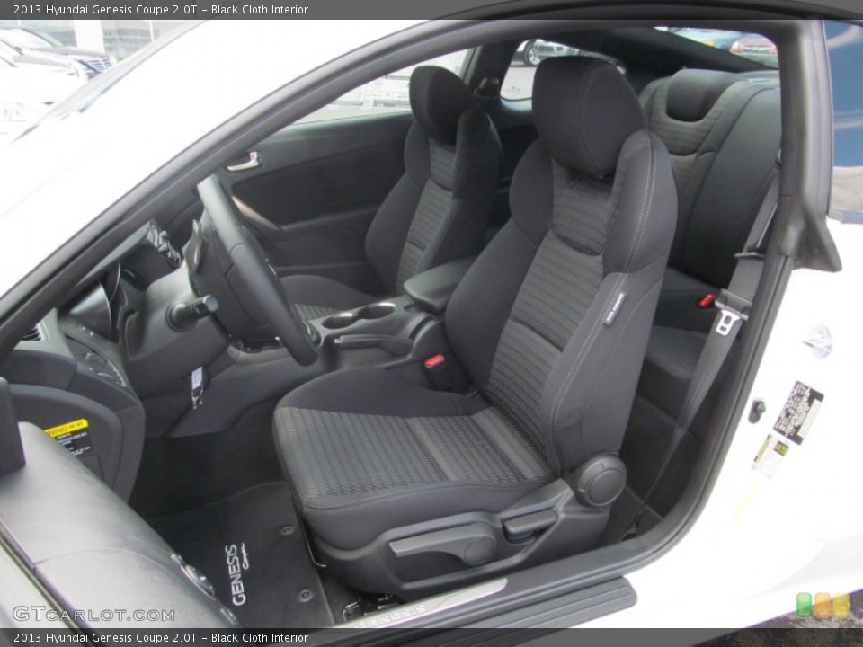 Black Cloth Interior Photo for the 2013 Hyundai Genesis Coupe 2.0T #67191833