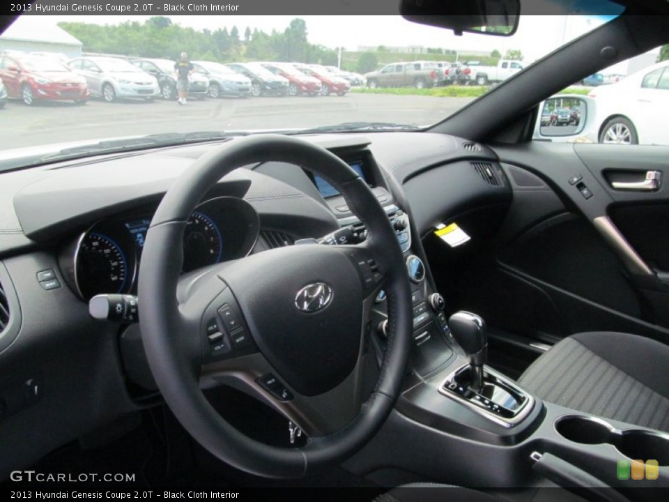 Black Cloth Interior Dashboard for the 2013 Hyundai Genesis Coupe 2.0T #67191839