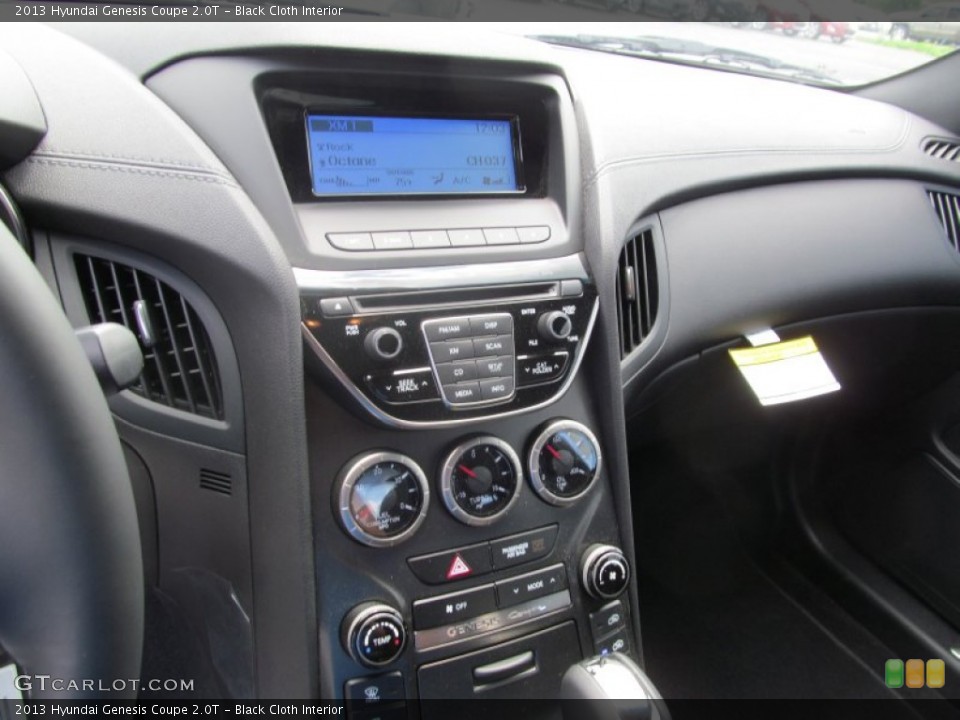 Black Cloth Interior Dashboard for the 2013 Hyundai Genesis Coupe 2.0T #67191857