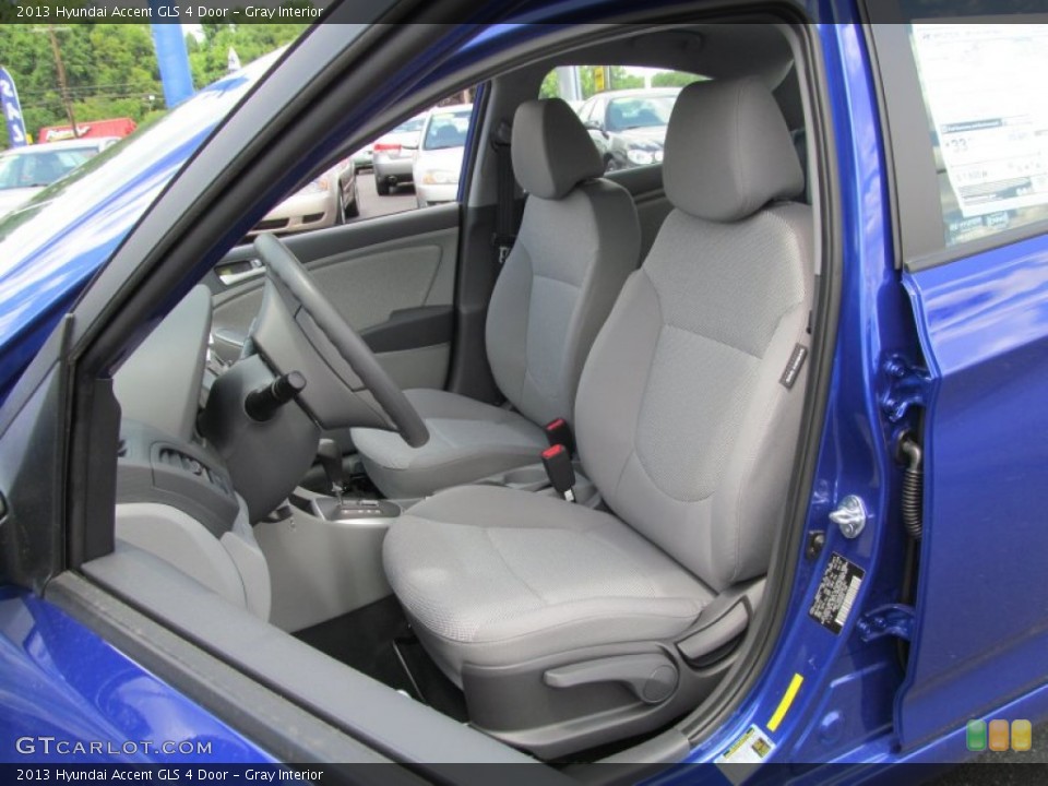 Gray Interior Photo for the 2013 Hyundai Accent GLS 4 Door #67192043