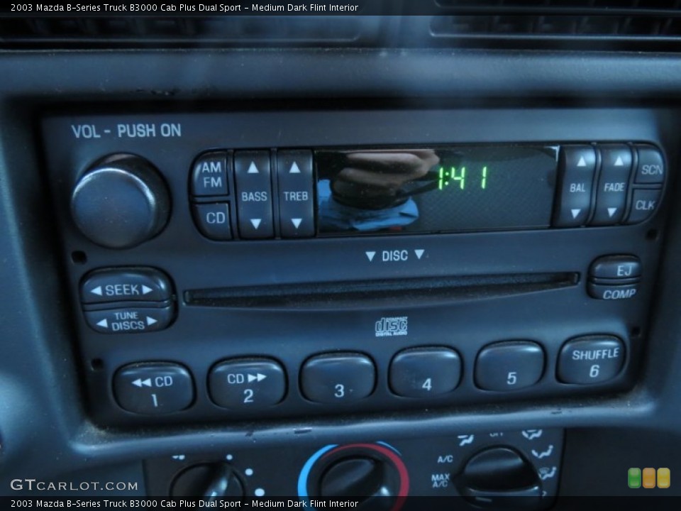 Medium Dark Flint Interior Audio System for the 2003 Mazda B-Series Truck B3000 Cab Plus Dual Sport #67201965