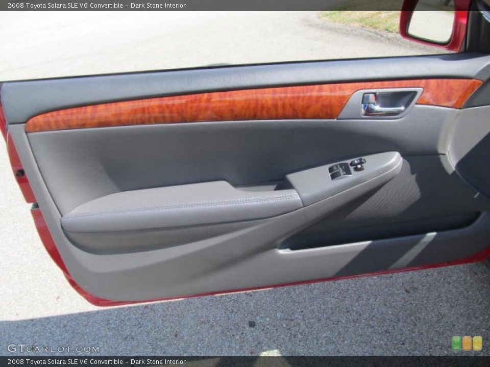 Dark Stone Interior Door Panel for the 2008 Toyota Solara SLE V6 Convertible #67203048
