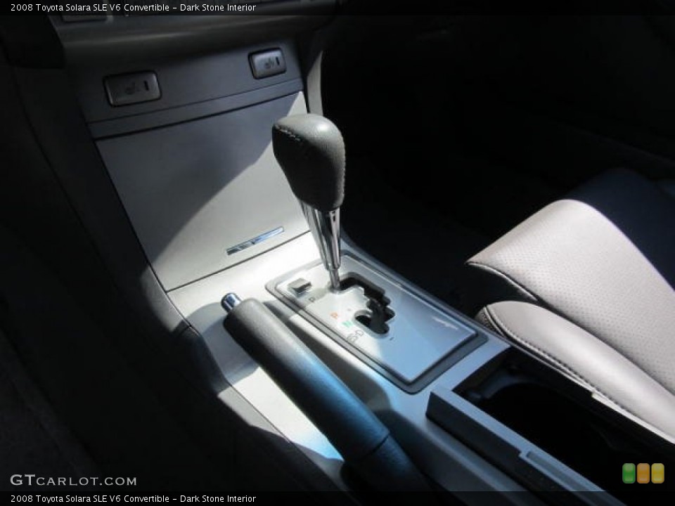 Dark Stone Interior Transmission for the 2008 Toyota Solara SLE V6 Convertible #67203111