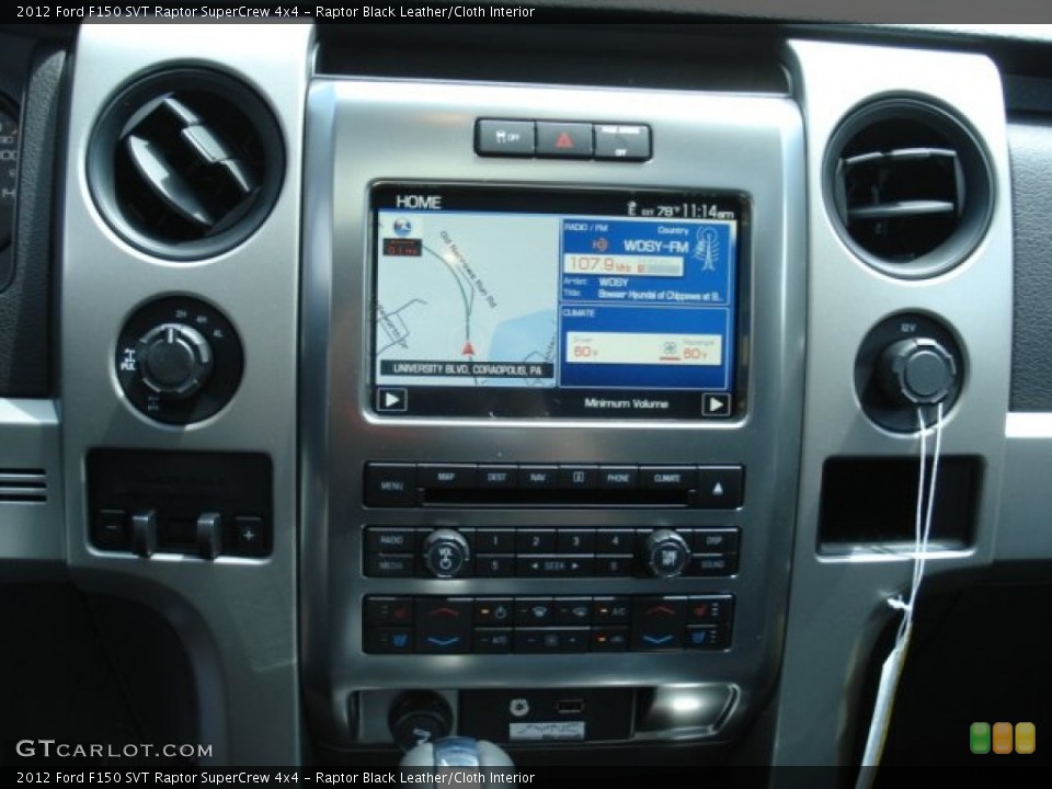 Raptor Black Leather/Cloth Interior Navigation for the 2012 Ford F150 SVT Raptor SuperCrew 4x4 #67205754
