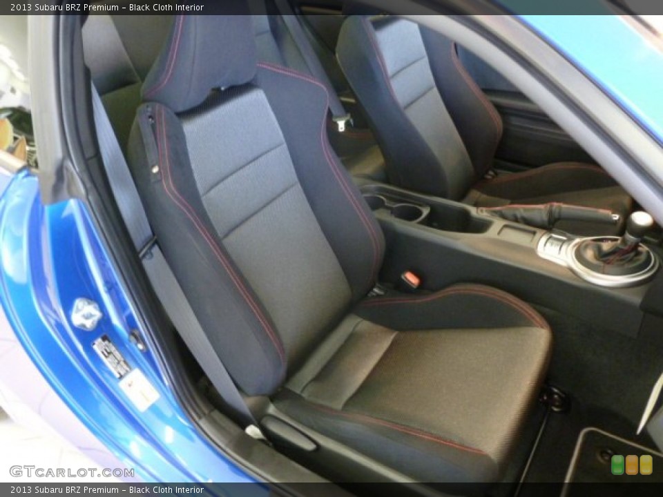 Black Cloth Interior Front Seat for the 2013 Subaru BRZ Premium #67206969
