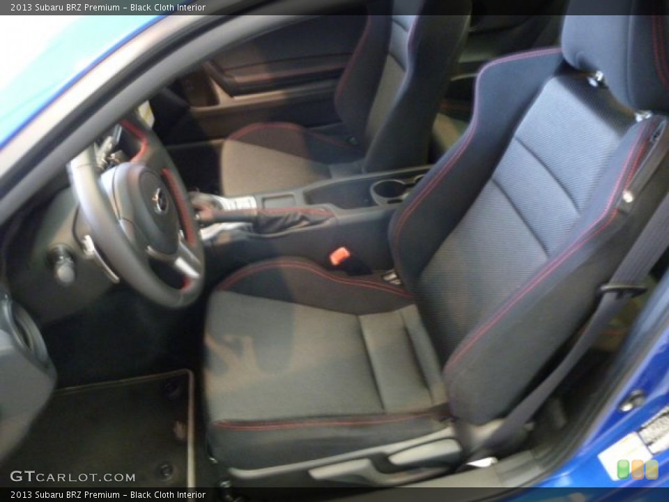 Black Cloth Interior Front Seat for the 2013 Subaru BRZ Premium #67206981