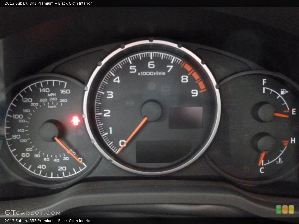 Black Cloth Interior Gauges for the 2013 Subaru BRZ Premium #67207011