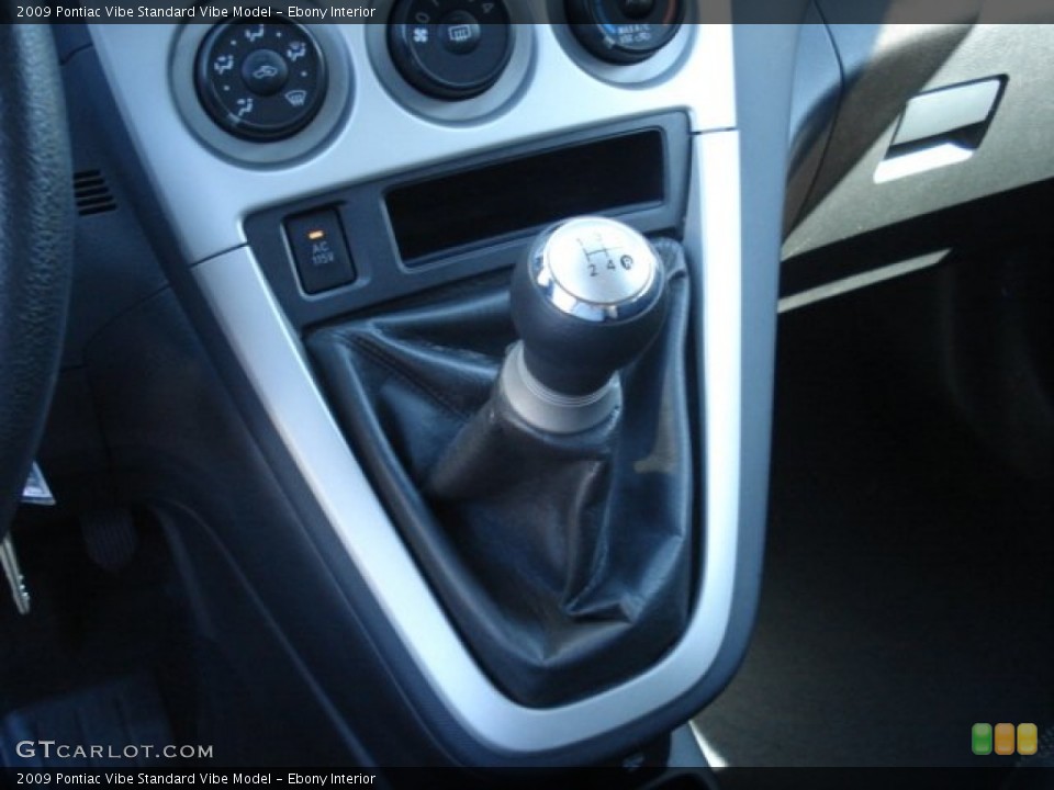 Ebony Interior Transmission for the 2009 Pontiac Vibe  #67208493