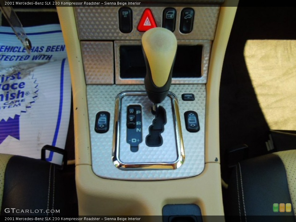 Sienna Beige Interior Transmission for the 2001 Mercedes-Benz SLK 230 Kompressor Roadster #67209930