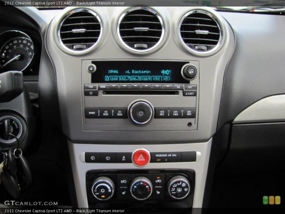 Black/Light Titanium Interior Audio System for the 2012 Chevrolet Captiva Sport LTZ AWD #67211232