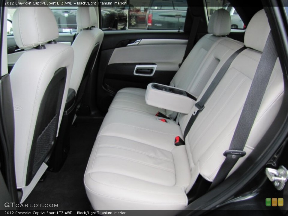 Black/Light Titanium Interior Rear Seat for the 2012 Chevrolet Captiva Sport LTZ AWD #67211265