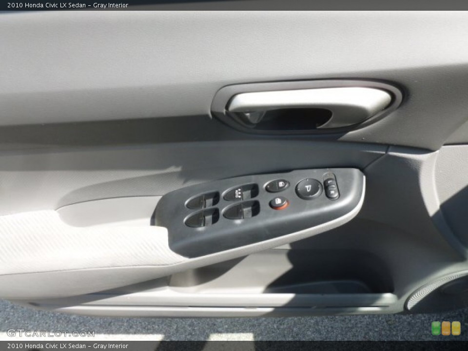 Gray Interior Controls for the 2010 Honda Civic LX Sedan #67216508