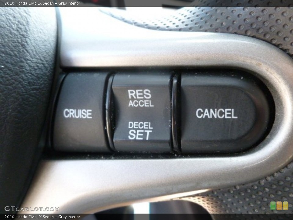 Gray Interior Controls for the 2010 Honda Civic LX Sedan #67216517